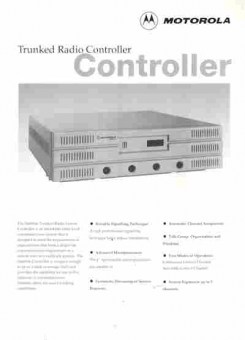 Буклет Motorola Trunked Radio Controller, 55-1643, Баград.рф
